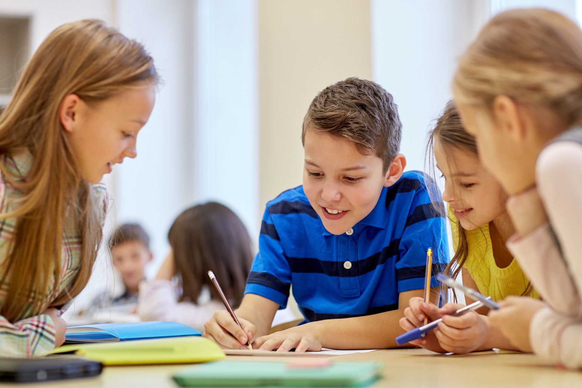 Kinder der Erprobungsstufe lernen gemeinsam